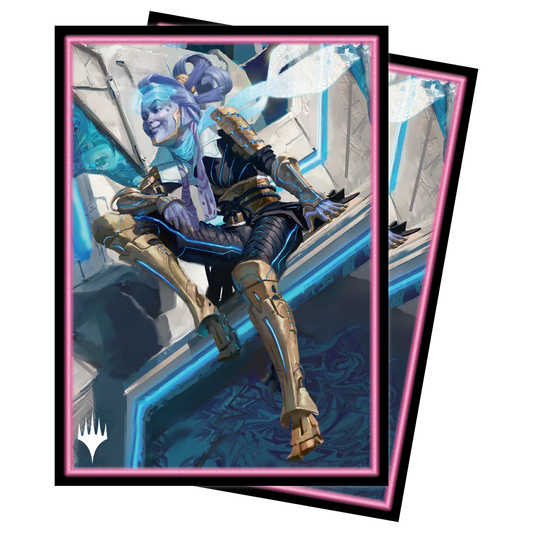 Ultra Pro Sleeves 100ct - Kamigawa Neon Dynasty - Kotori, Pilot Prodigy