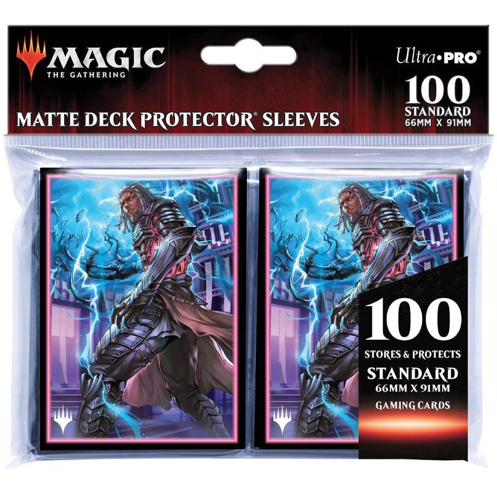 Ultra Pro Sleeves 100ct - Kamigawa Neon Dynasty - Tezzeret, Betrayer of Flesh
