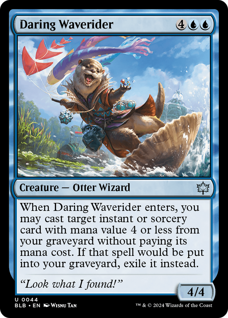 Daring Waverider (BLB-044) - Bloomburrow Foil