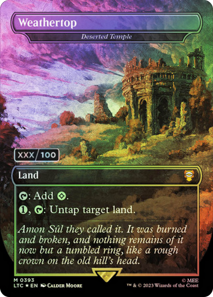 Weathertop - Deserted Temple (Serialized) [The Lord of the Rings: Tales of Middle-Earth Commander]