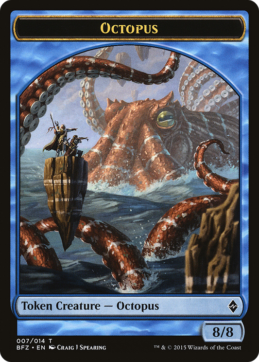 Octopus [Battle for Zendikar Tokens]