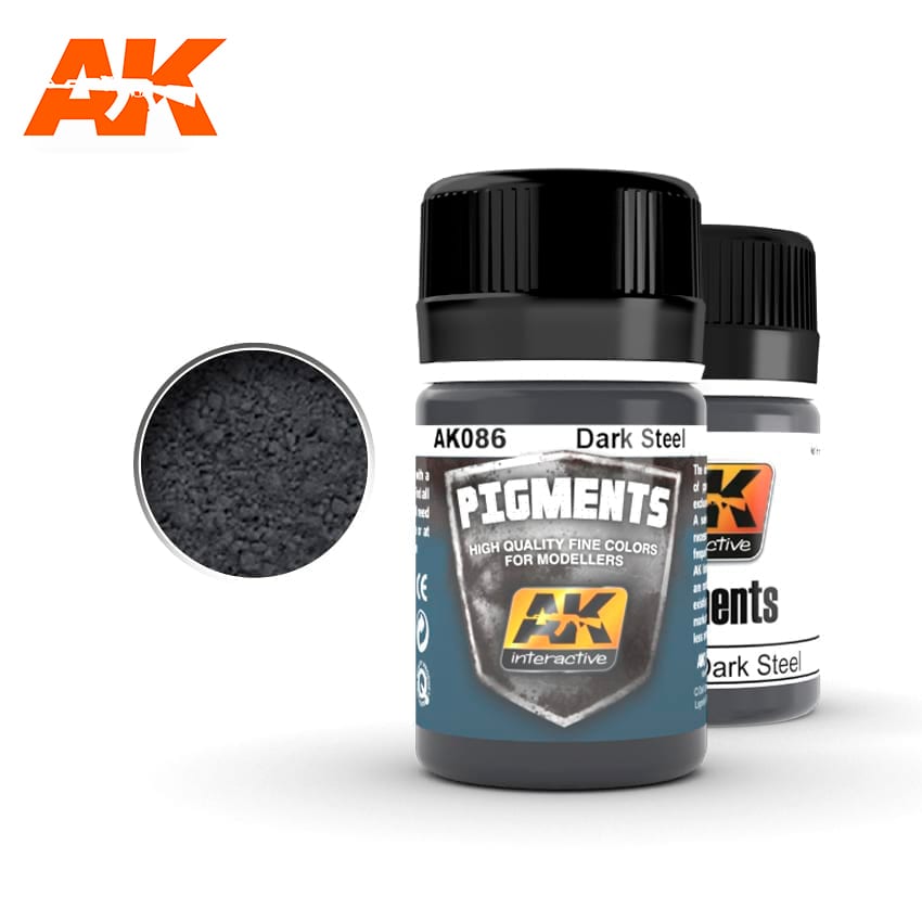 AK Interactive - Dark Steel Pigments