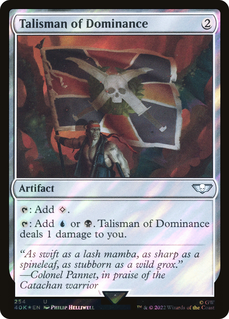 Talisman of Dominance (254) (Surge Foil) [Universes Beyond: Warhammer 40,000]