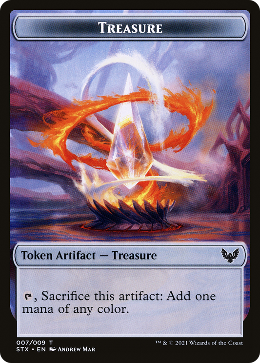 Treasure (STX-007) - Strixhaven: School of Mages Tokens Foil