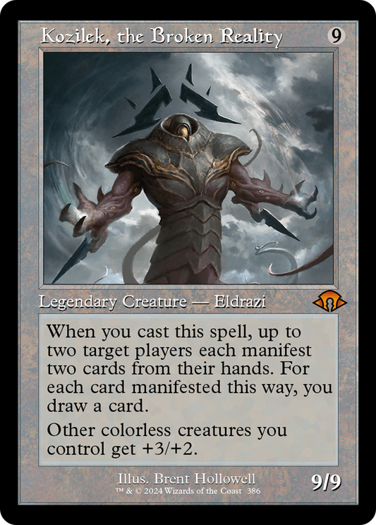 Kozilek, the Broken Reality (Retro Frame) (MH3-386) - Modern Horizons 3 Foil