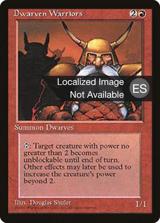 Dwarven Warriors [Fourth Edition Foreign Black Border]