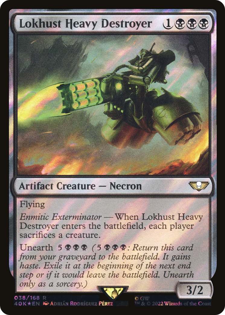Lokhust Heavy Destroyer (Surge Foil) [Universes Beyond: Warhammer 40,000]