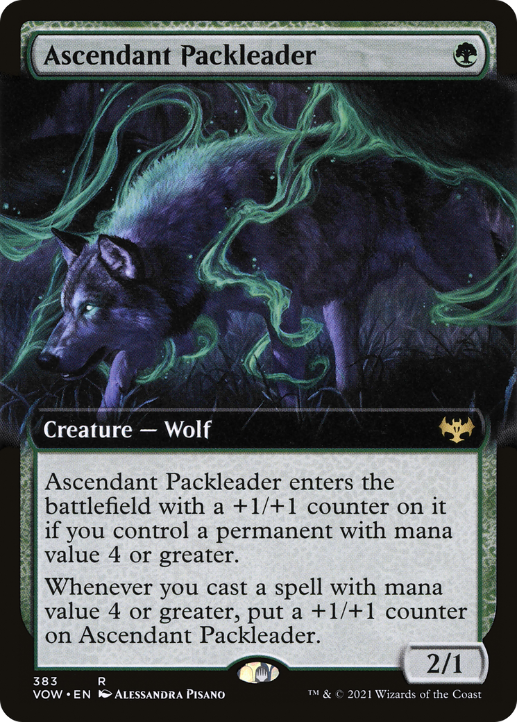 Ascendant Packleader (Extended) [Innistrad: Crimson Vow]