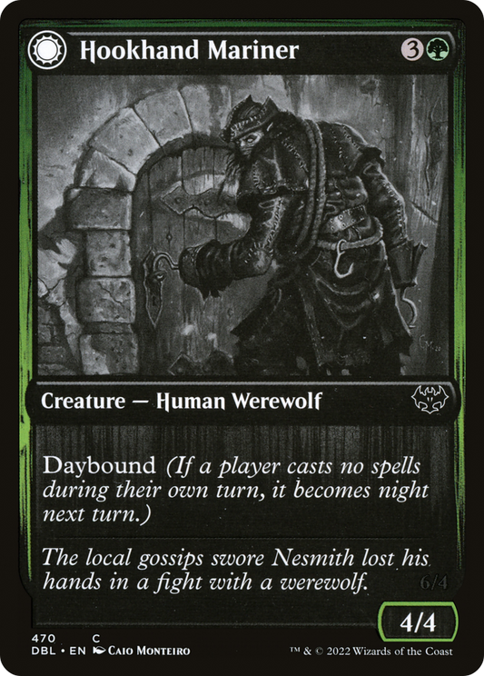 Hookhand Mariner // Riphook Raider (DBL-470) - Innistrad: Double Feature: (Double Faced Transform) Foil