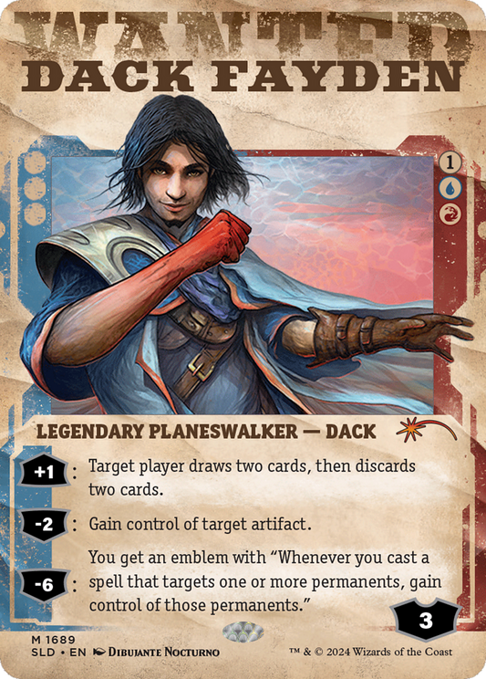 Dack Fayden (SLD-1689) - Secret Lair Drop: (Showcase) (Borderless) Foil