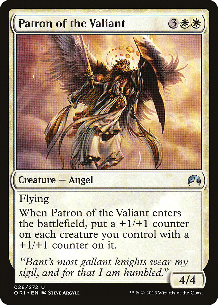 Patron of the Valiant (ORI-028) - Magic Origins Foil