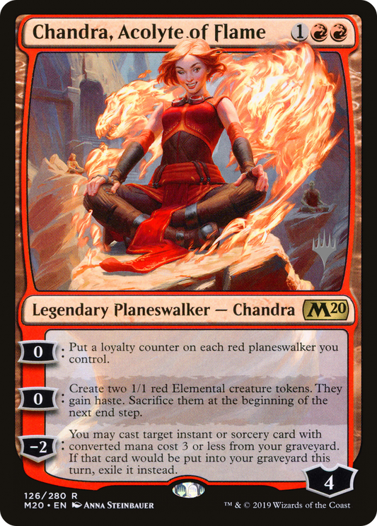 Chandra, Acolyte of Flame (Promo Pack) [Core Set 2020 Promos]