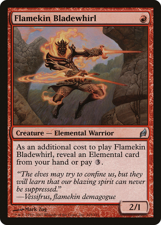 Flamekin Bladewhirl [Lorwyn]