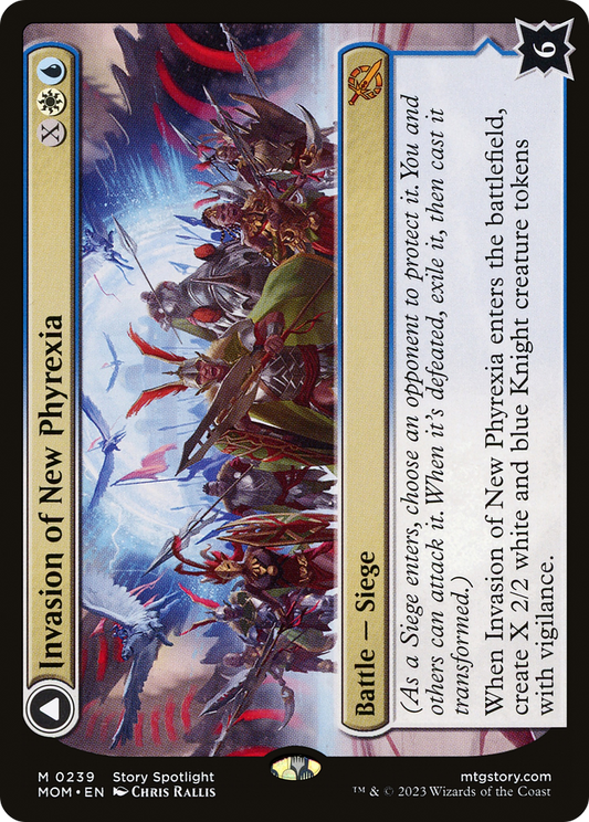 Invasion of New Phyrexia // Teferi Akosa of Zhalfir (MOM-239) - March of the Machine Foil