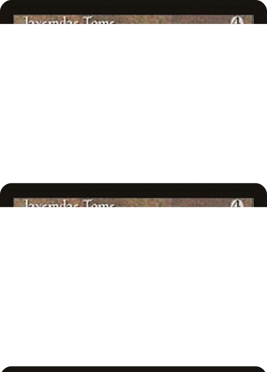 Jayemdae Tome [Fourth Edition Foreign Black Border]