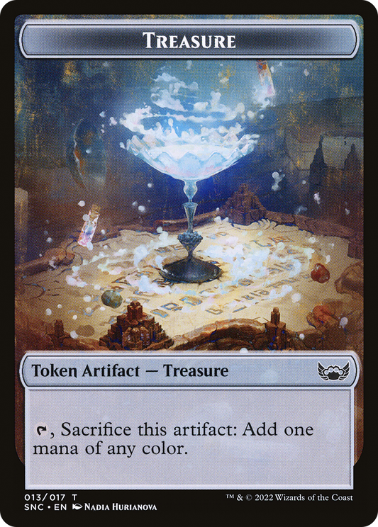 Treasure Token (017) [Streets of New Capenna Tokens]