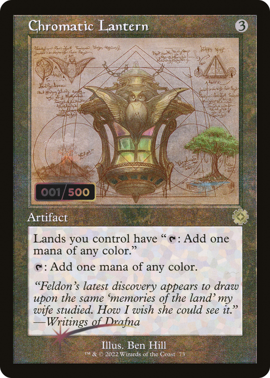 Chromatic Lantern (Retro Schematic) (Serial Numbered) [The Brothers' War Retro Artifacts]