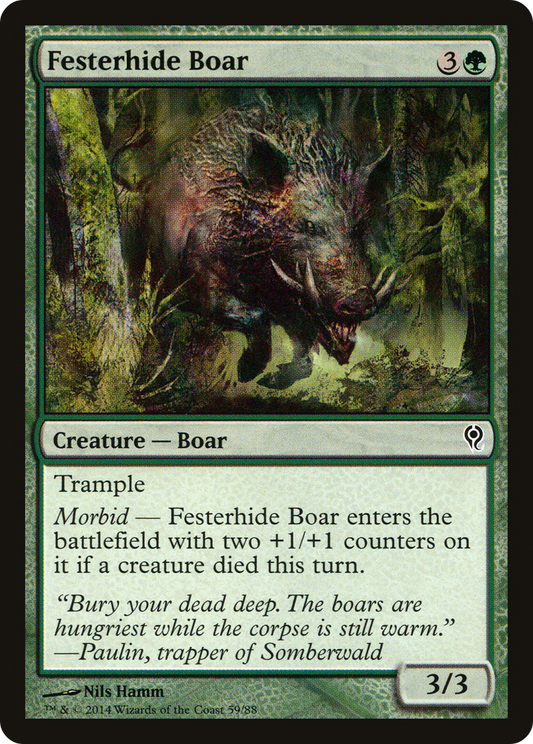 Festerhide Boar [Duel Decks: Jace vs. Vraska]