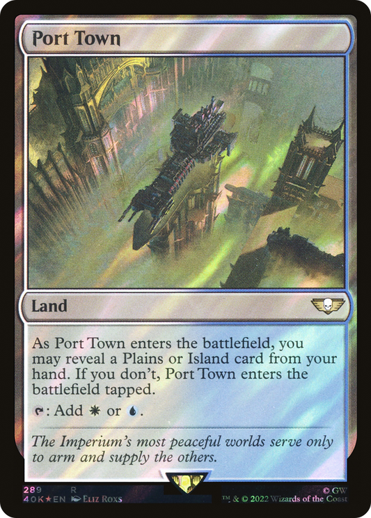 Port Town (Surge Foil) [Universes Beyond: Warhammer 40,000]