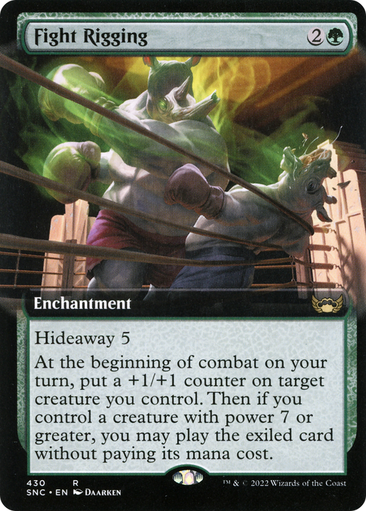 Fight Rigging (SNC-430) - Streets of New Capenna: (Extended Art) Foil