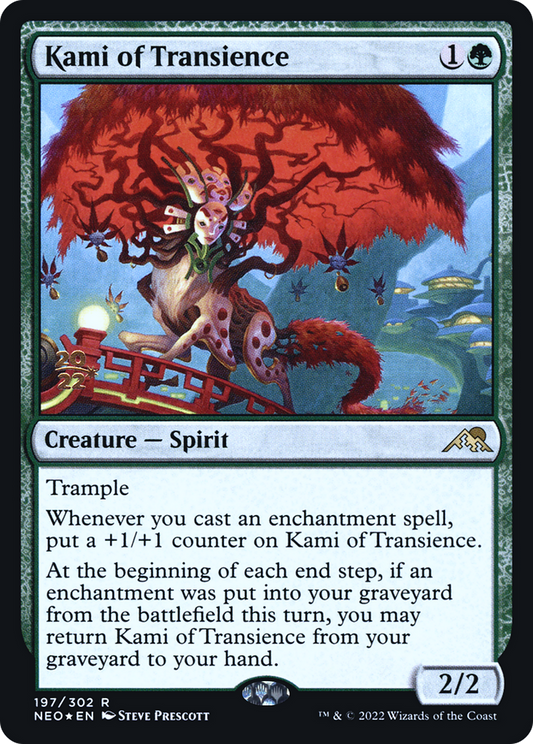 Kami of Transience [Kamigawa: Neon Dynasty Prerelease Promos]