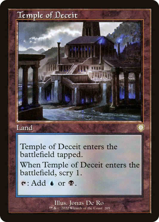 Temple of Deceit (Retro) [The Brothers' War Commander]