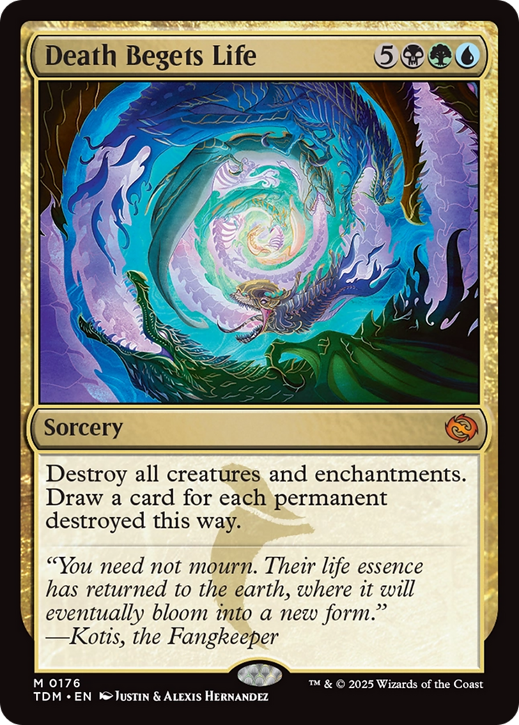 Death Begets Life (TDM-176) - Tarkir: Dragonstorm Foil