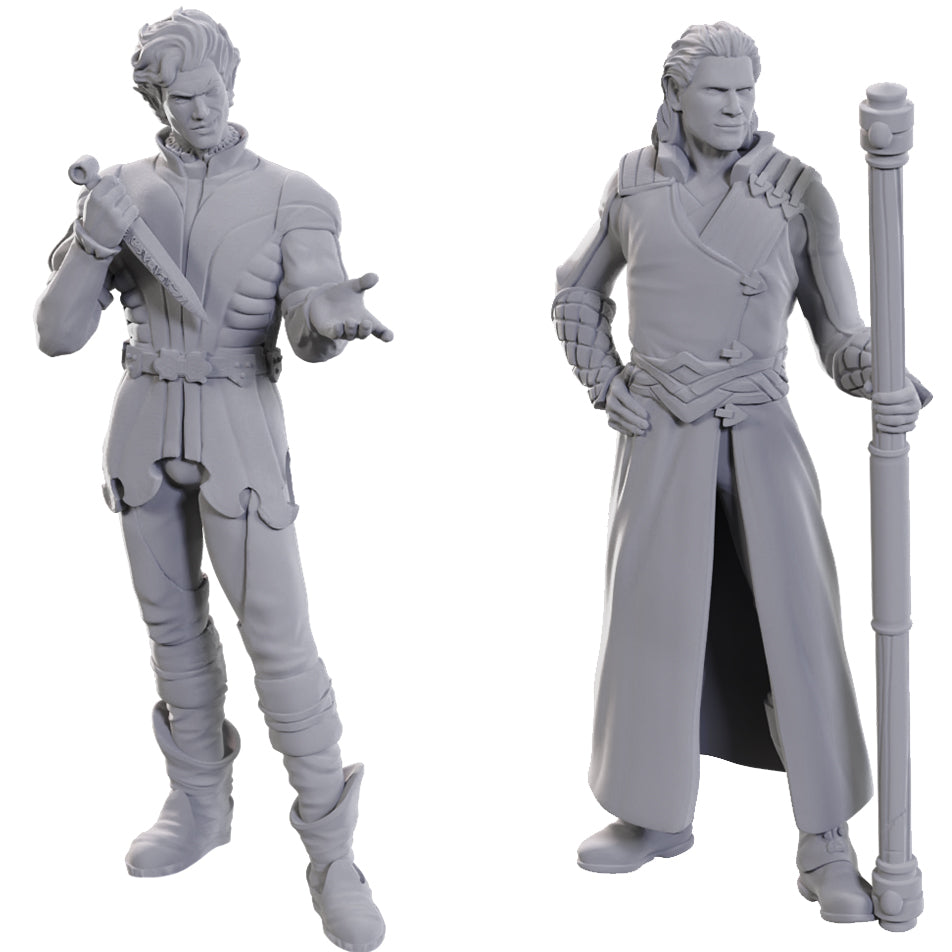 D&D Unpainted Minis - Baldur's Gate 3 - Gale & Astarion (96366)