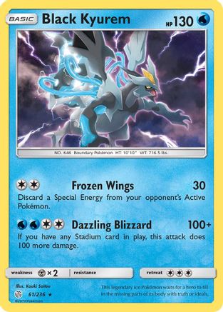 Black Kyurem (61/236) [Sun & Moon: Cosmic Eclipse]