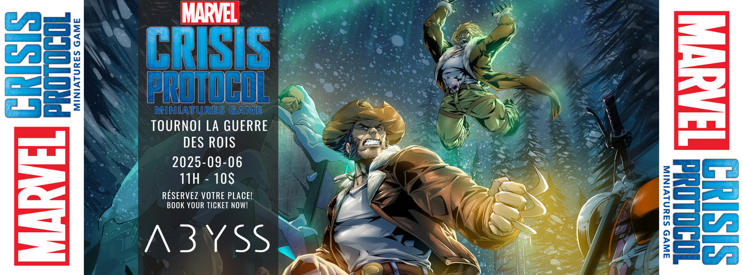 2025-09-06 , Marvel Crisis Protocol,  Tournoi la Guerre des rois