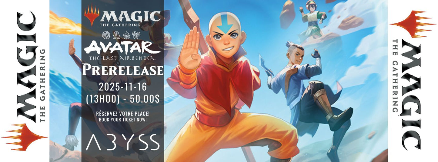 MTG Prerelease Avatar The Last Airbender (13h)