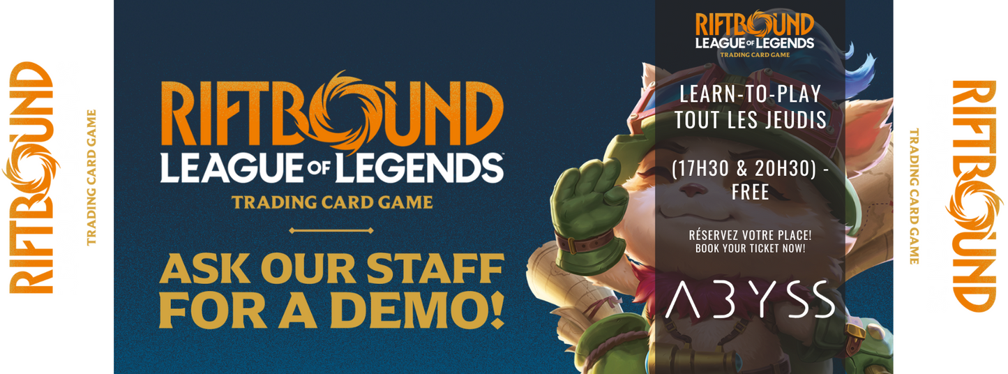 Abyss Thursday Night Learn to Play - Riftbound !