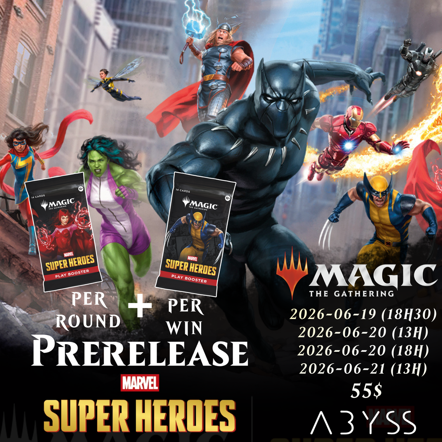 MTG Prerelease - Marvel Super Heroes