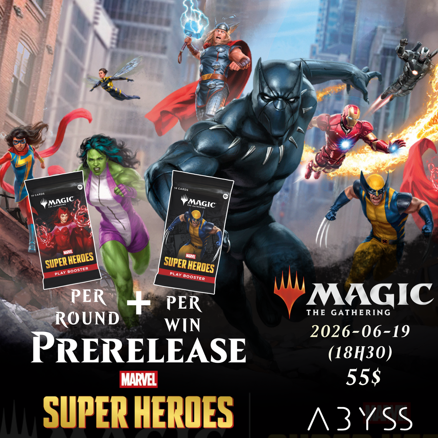 MTG Prerelease - Marvel Super Heroes