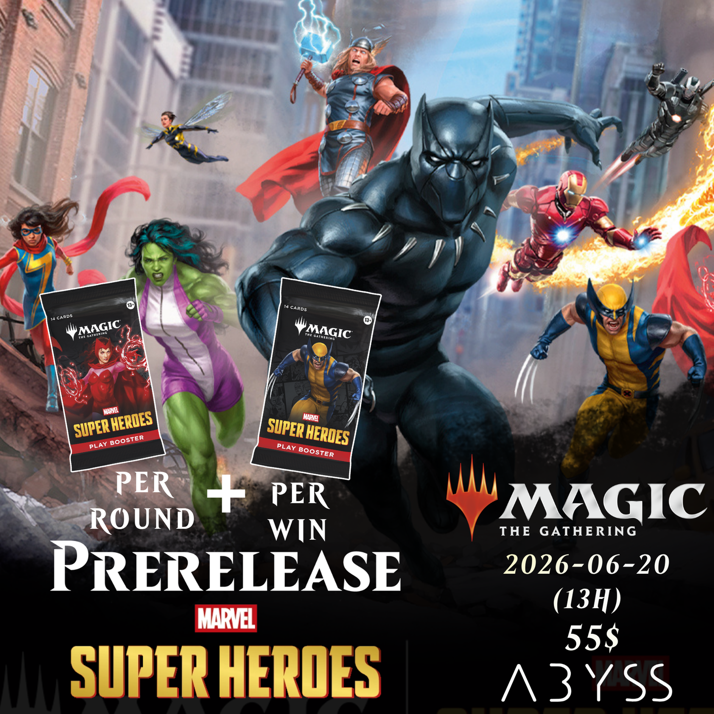 MTG Prerelease - Marvel Super Heroes