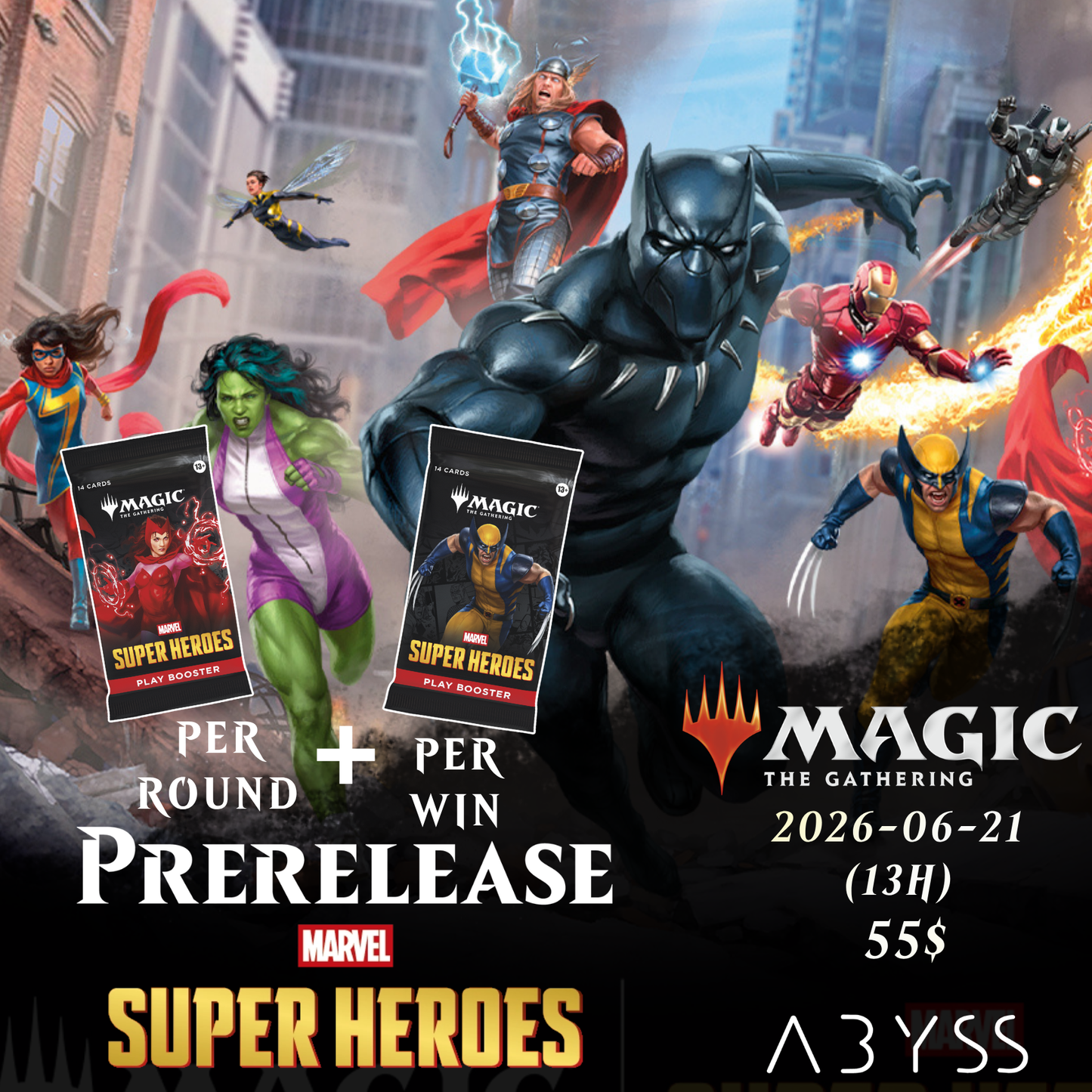 MTG Prerelease - Marvel Super Heroes