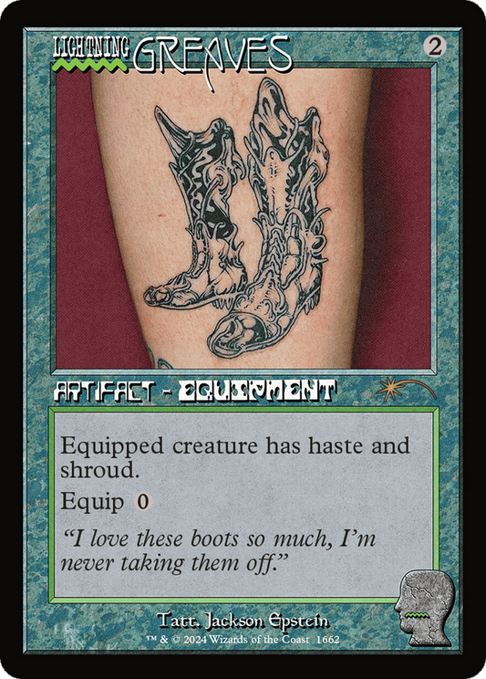 Lightning Greaves (SLD-1662) - Secret Lair Drop