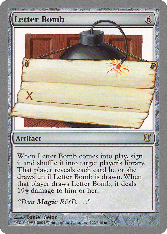 Letter Bomb [Unhinged]
