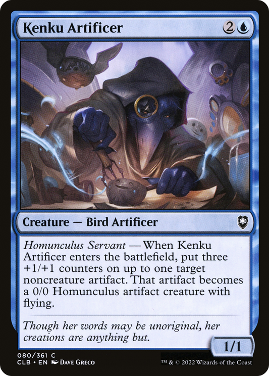 Kenku Artificer [Commander Legends: Battle for Baldur's Gate]