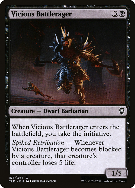 Vicious Battlerager [Commander Legends: Battle for Baldur's Gate]