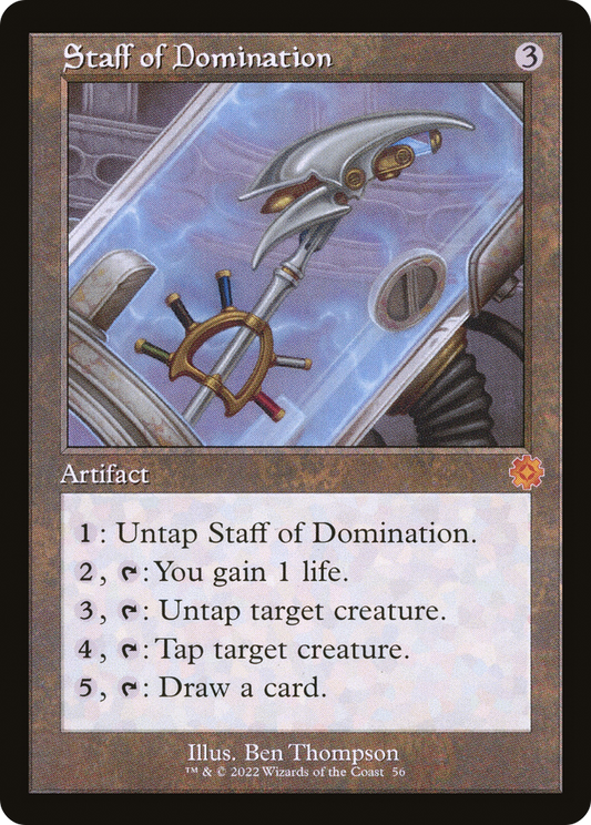 Staff of Domination (Retro) [The Brothers' War Retro Artifacts]