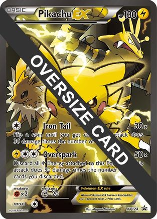 Pikachu EX (XY124) (Jumbo Card) [XY: Black Star Promos]