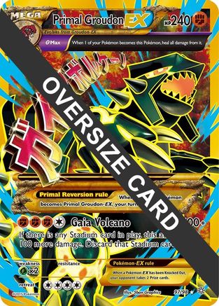 Primal Groudon EX (97/98) (Jumbo Card) [XY: Ancient Origins]