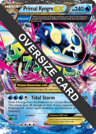 Primal Kyogre EX (55/160) (Jumbo Card) [XY: Primal Clash]