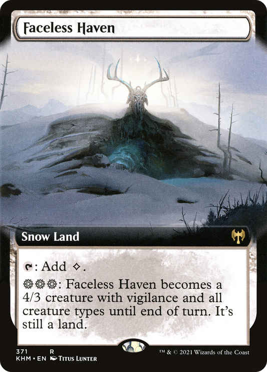Faceless Haven (Extended Art) [Kaldheim]