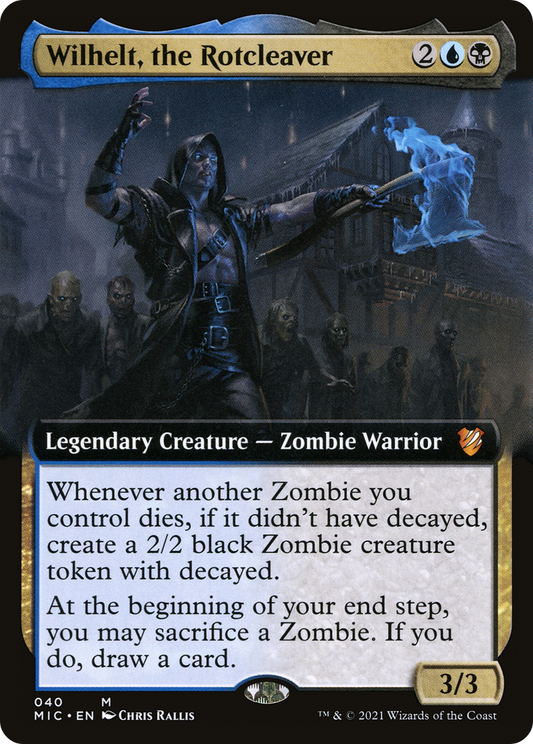 Wilhelt, the Rotcleaver (Extended) [Innistrad: Midnight Hunt Commander]