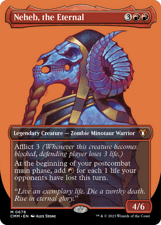 Neheb, the Eternal (CMM-678) - Commander Masters (Borderless)