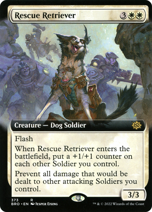 Rescue Retriever (BRO-373) - The Brothers' War: (Extended Art)