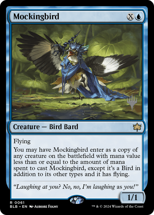 Mockingbird (PPBLB-061) - Bloomburrow Promos Foil