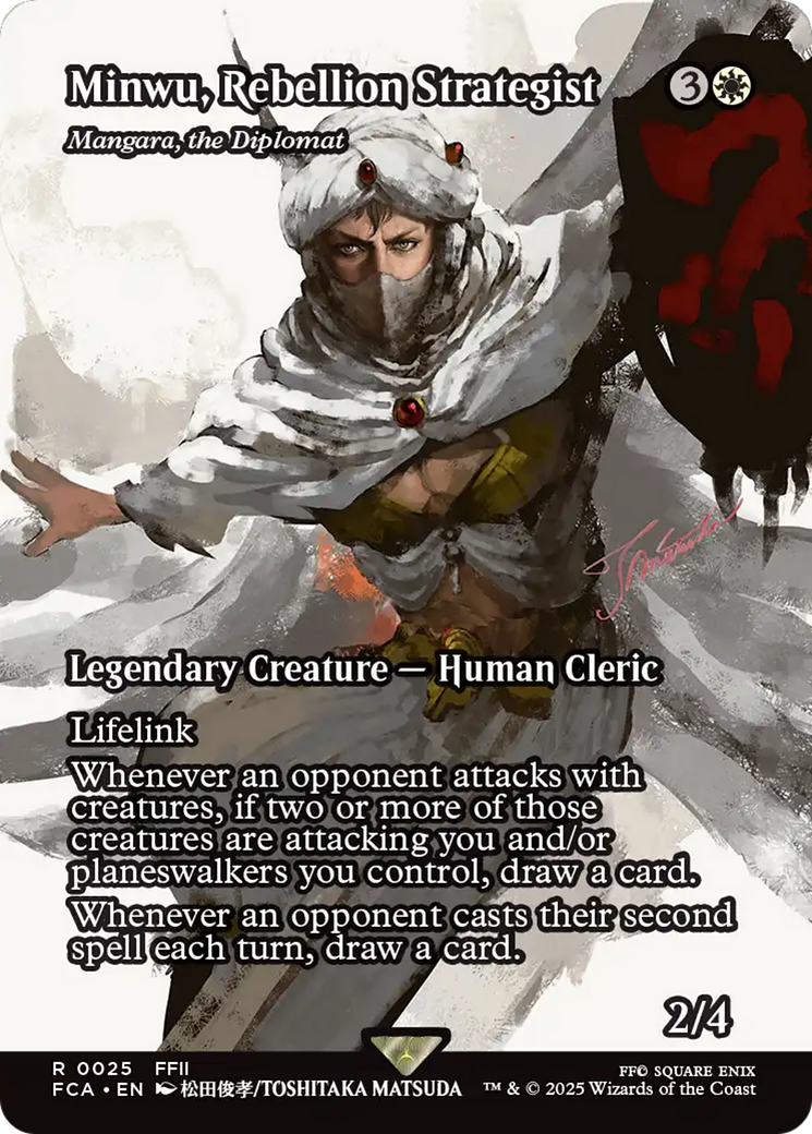Minwu, Rebellion Strategist - Mangara, the Diplomat (Showcase) [FINAL FANTASY : Through the Ages]